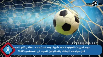 عودة تدريبات تأهيلية لأحمد شريف بعد استبعاده.. ماذا ينتظر اللاعب قبل مواجهة الزمالك والمقاولون العرب في أغسطس 2025؟